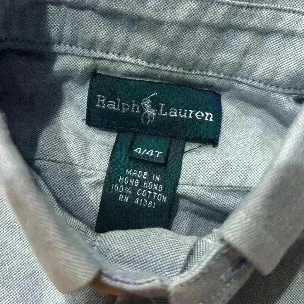Ralph Lauren Blue button up long sleeve size 4T